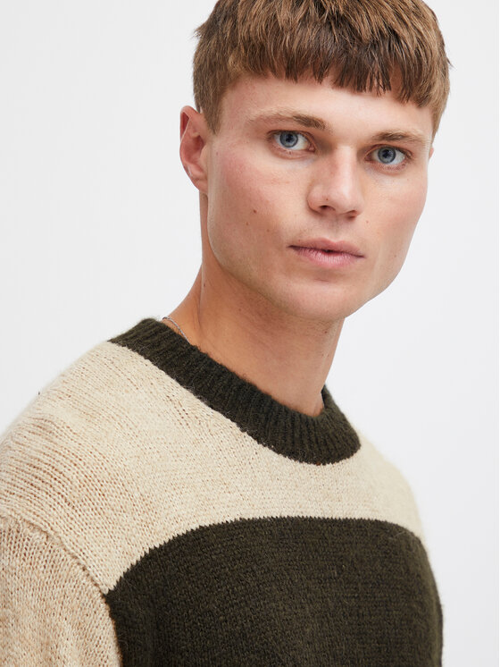 Solid Solid Džemper 21108051 Zelena Regular Fit