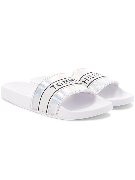 Tommy hilfiger deals mirror slides women's