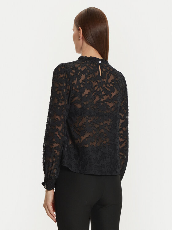 Morgan Morgan Särkpluus 242-OJOUR Must Regular Fit