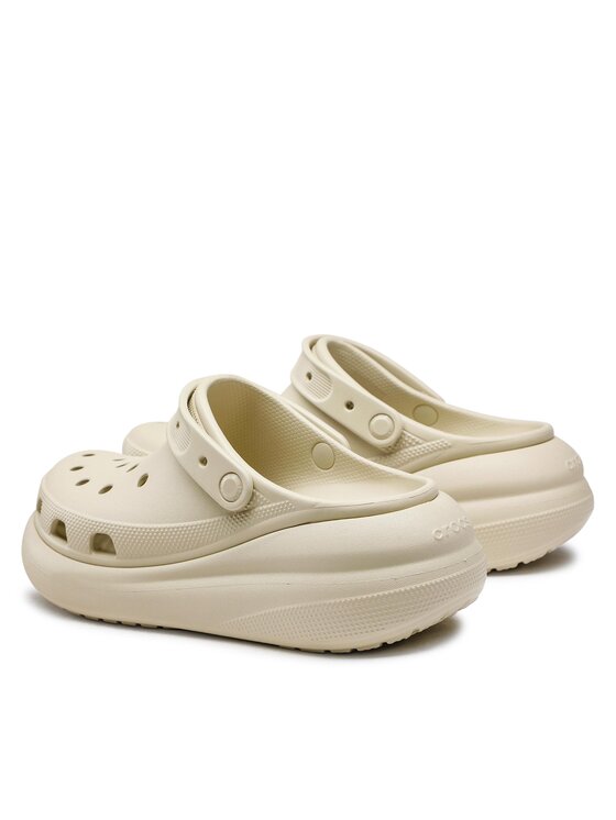 Crocs Crocs Klapki Classic Crush Clog 207521 Beżowy