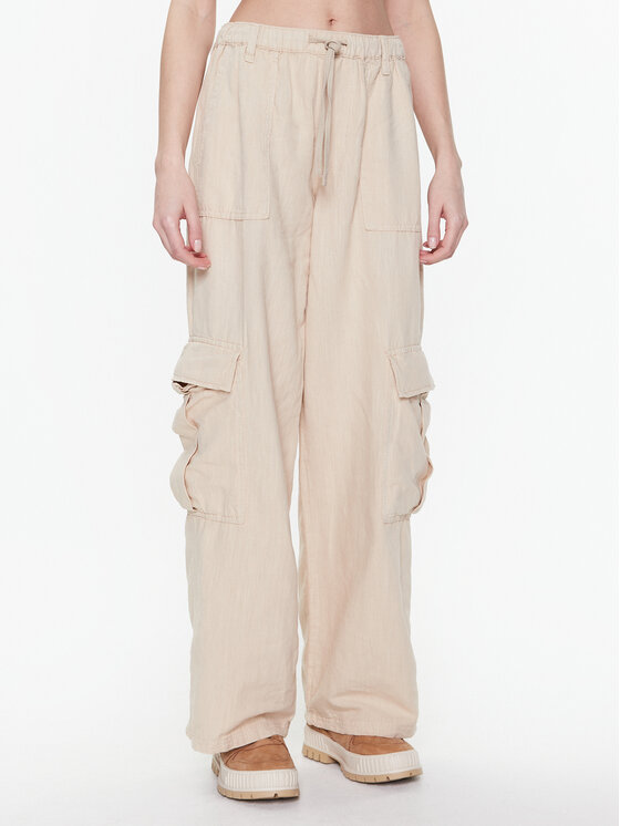 BDG Urban Outfitters Luca Womens Linen Cargo Pants