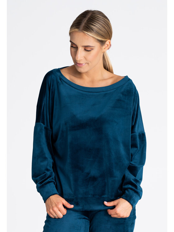FIGL FIGLFIGL Felpa M968 Blu Regular Fit