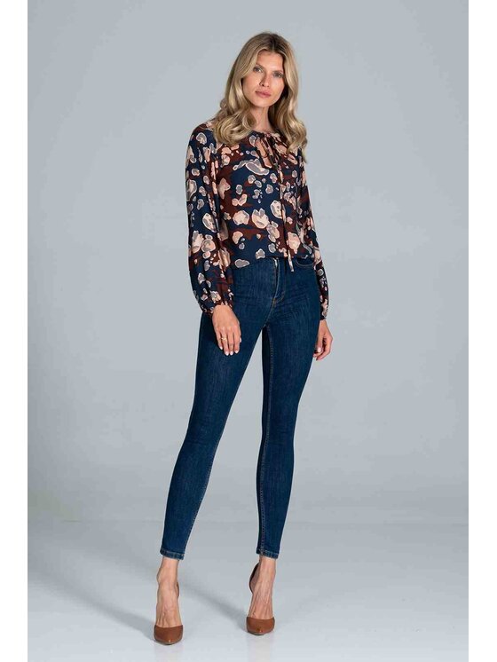 FIGL FIGL Blúzka M818 Farebná Regular Fit