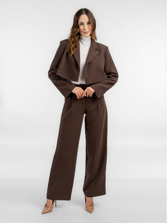 Salme Salme Garnitur Emily Brązowy Regular Fit