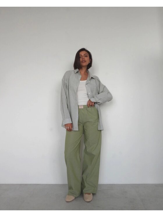 Le Songe Le Songe Koszula ESME Zielony Oversize