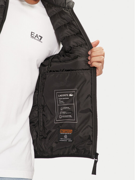 Lacoste Lacoste Γιλέκο BH2886 Μαύρο Regular Fit