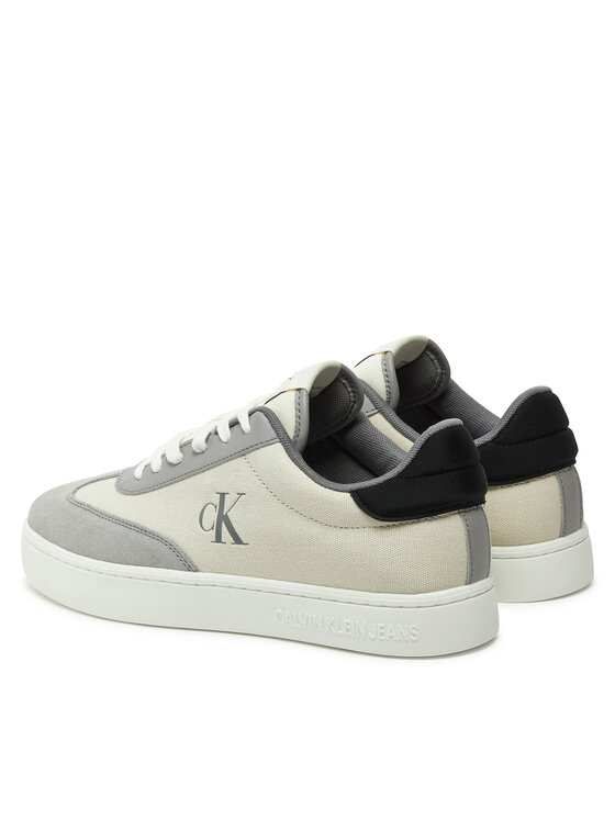 Calvin Klein Jeans Calvin Klein Jeans Laisvalaikio batai Classic Cupsole Low Mix Mg YM0YM01169 Écru