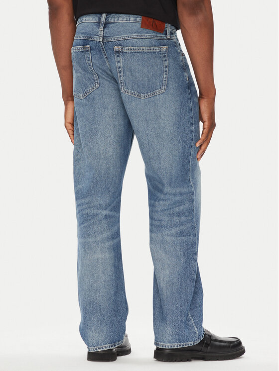 Calvin Klein Jeans Calvin Klein Jeans Jeans hlače 90s LV04RC761G Modra Straight Fit