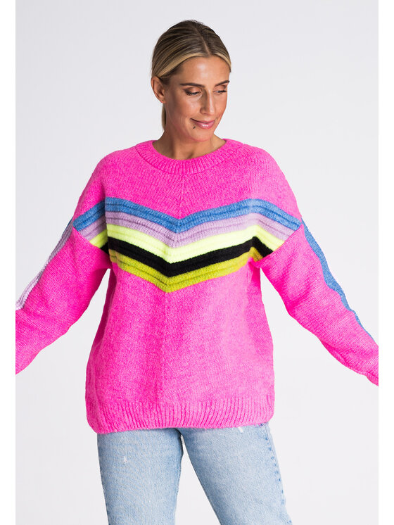 FIGL FIGLFIGL Maglione M983 Rosa Regular Fit