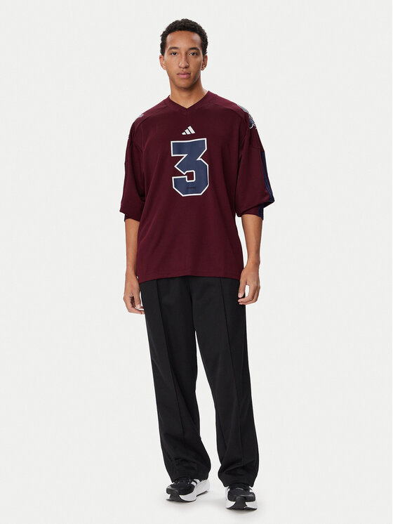 adidas adidas Longsleeve Stadium Jersey KF7318 Bordowy Loose Fit