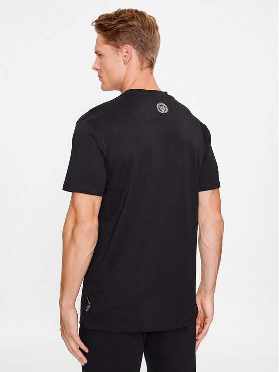 Plein Sport Plein Sport T-shirt Round Neck Ss AACC MTK6543 SJY001N Nero Regular Fit