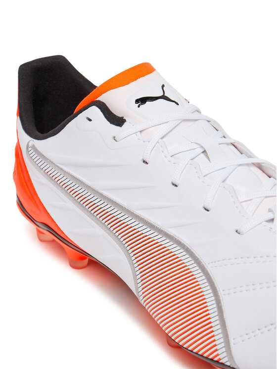 Puma Puma Čevlji za nagomet King Pro Fg/Ag 108828 01 Bela
