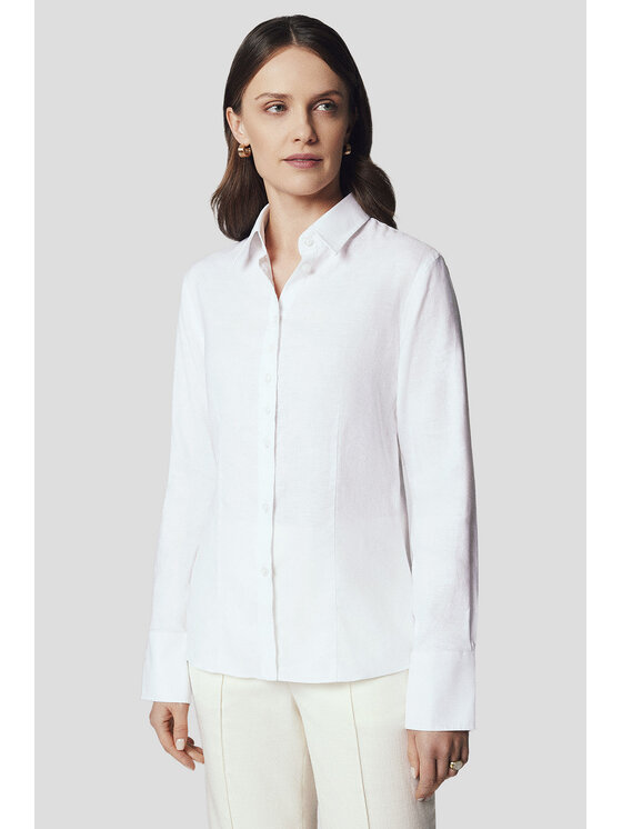 Lancerto Lancerto Koszula Elanor KO073125000006 Biały Slim Fit