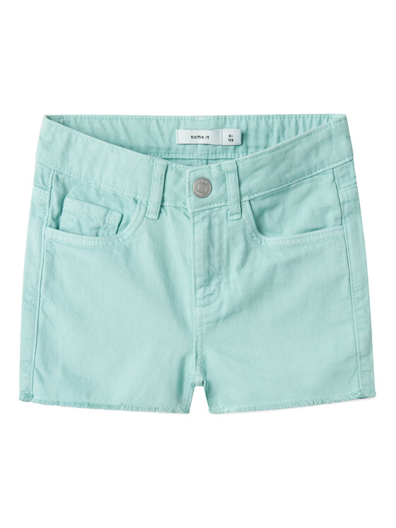 NAME IT NAME IT Szorty jeansowe Rose 13239003 Niebieski Mom Fit