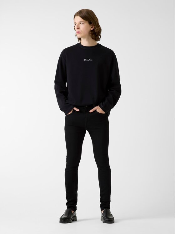 Guess Jeans Guess Jeans T-Shirt 180378 Černá Classic Fit