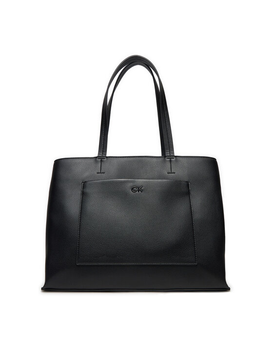 Geantă Calvin Klein Ck Daily Medium Tote Pebble K60K612113 Negru