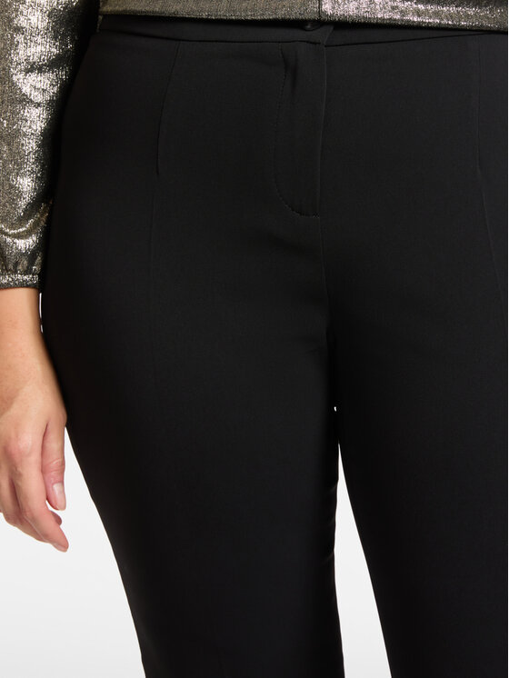 Elena Mirò Elena Mirò Pantaloni di tessuto P180P000393N033 Nero Regular Fit