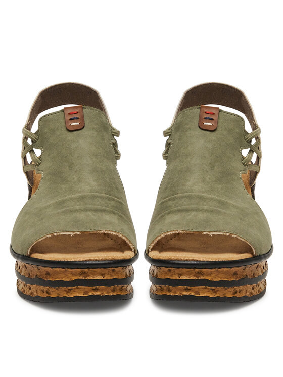 Rieker Rieker Sandali 68175-52 Zelena