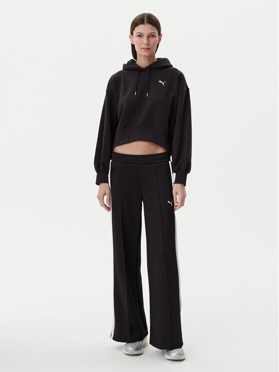 Puma Puma Παντελόνι φόρμας T7 629803 Μαύρο Wide Leg