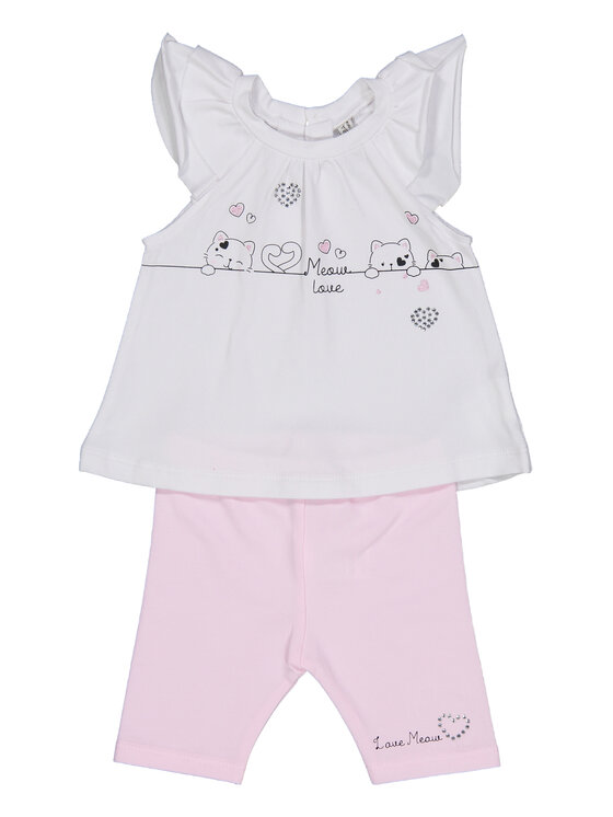 Birba Trybeyond Detský komplet 999 69016 00 Biela Regular Fit