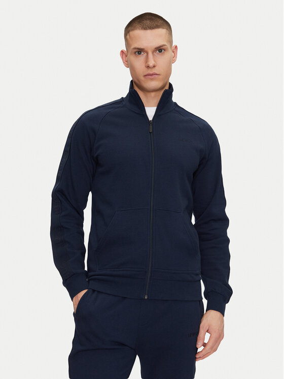 HUGO HUGO Majica dugih rukava Liam 50540933 Tamnoplava Regular Fit