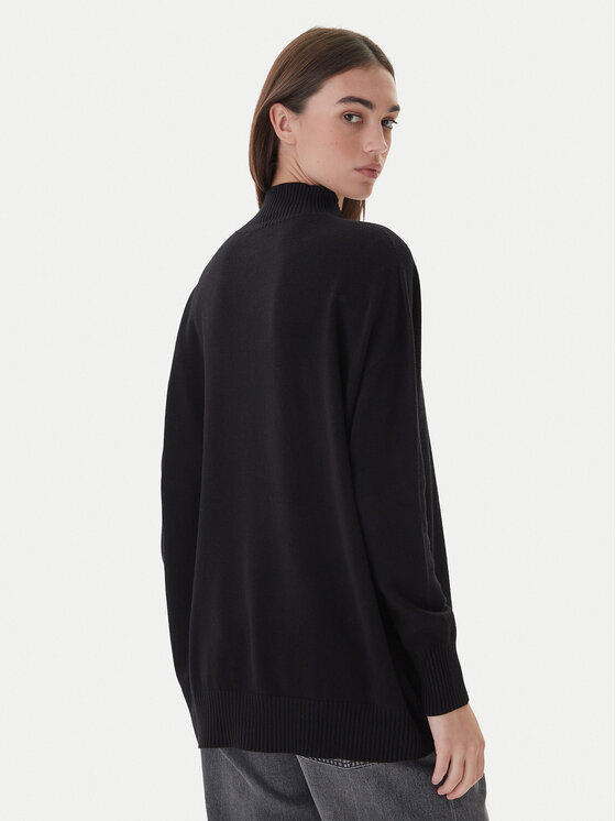 Kontatto Kontatto Maglione 3M0822C Nero Relaxed Fit
