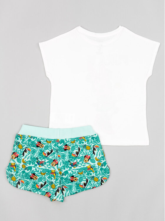 Zippy Zippy Set majica i hlače Myszka Minnie ZKGAP0602 23004 Bijela Regular Fit
