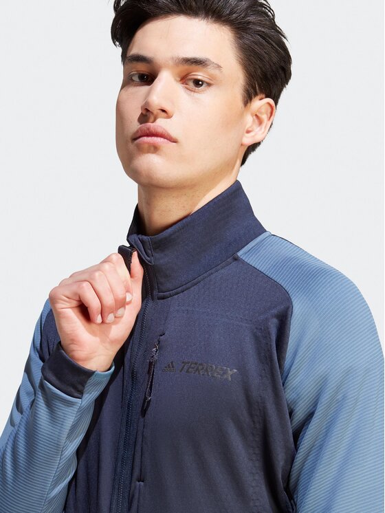 adidas adidas Полар Terrex Tech Flooce Hiking Fleece HH9227 Син Regular Fit