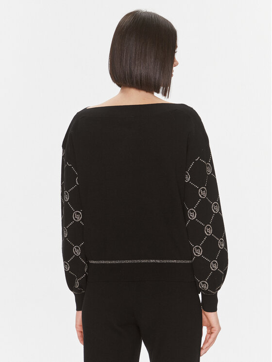 Liu Jo Liu Jo Maglione TF3204 MA63L Nero Regular Fit