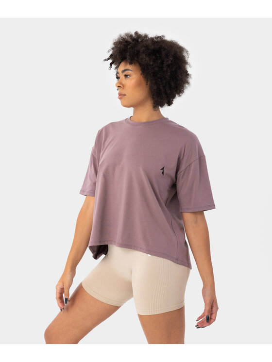 Carpatree Carpatree T-Shirt T-shirt Stitch Fioletowy Fitted Fit