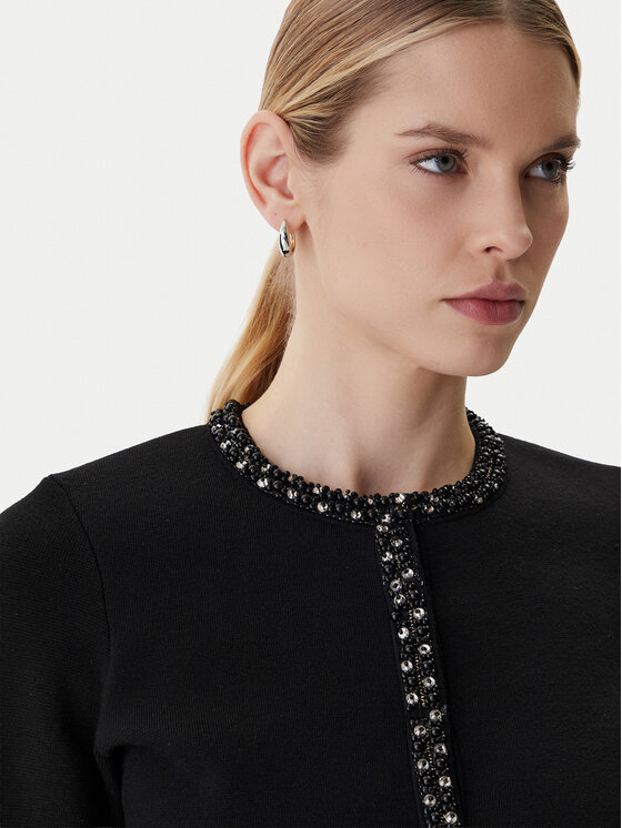 Guess Guess Kardigán W6RR42 Z4422 Fekete Regular Fit