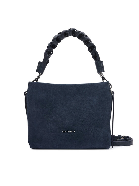 Coccinelle Coccinelle Torebka P6P Boheme Suede Bimaterial E1 P6P 58 01 01 Granatowy
