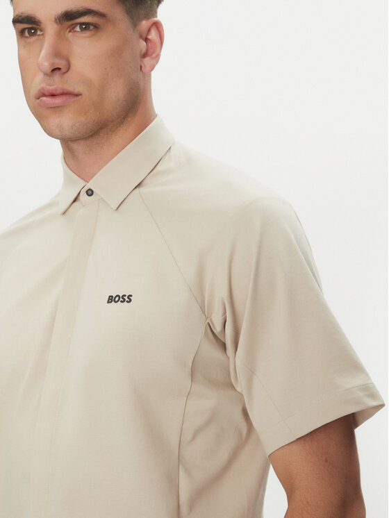 BOSS BOSS Koszula Excurse 50540196 Beżowy Regular Fit