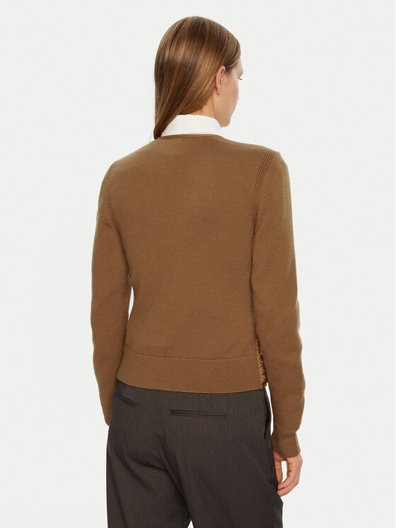 Tommy Hilfiger Tommy Hilfiger Pūkinė striukė WW0WW44343 Ruda Slim Fit