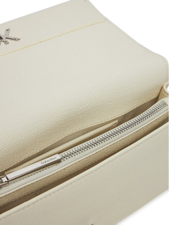 Calvin Klein Calvin Klein Kabelka Ck Mini Chain Bag_Tex K60K613180 Biela