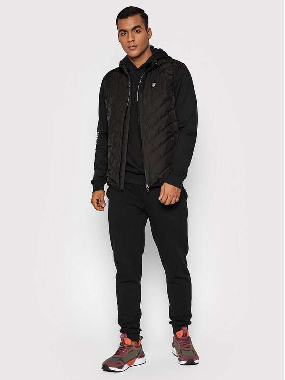EA7 Emporio Armani EA7 Emporio Armani Gilet 8NPQ03 PNE1Z 1200 Nero Regular Fit