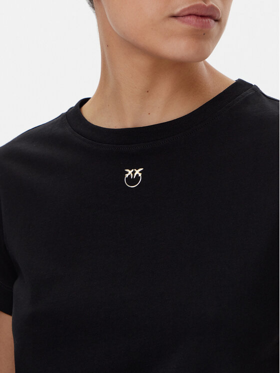 PINKO PINKO T-shirt 100373 A2OG Nero Regular Fit