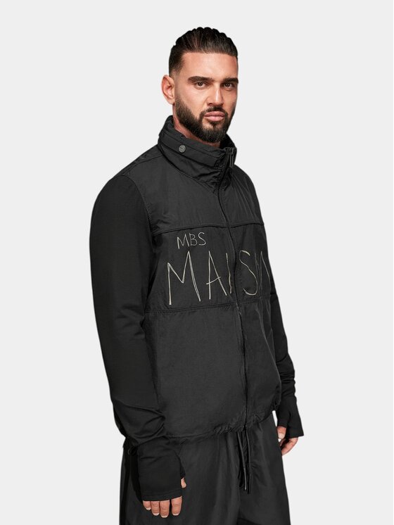 MADE BY SOCIETY MADE BY SOCIETY Kurtka anorak AVANTGARDE - H17771 Czarny Basic Fit