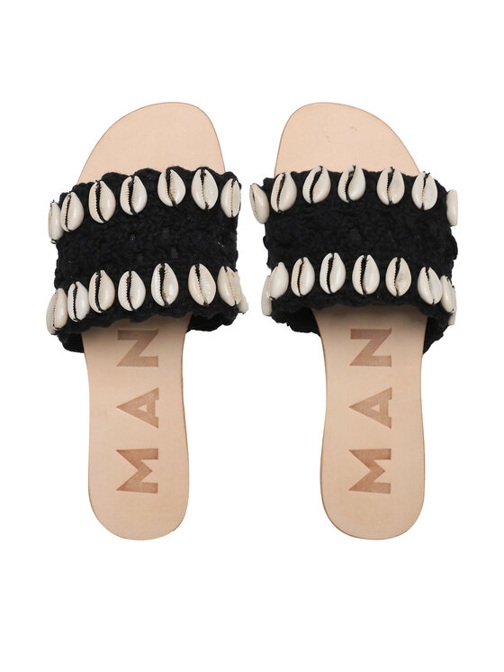 Manebi Manebi Pantoletten Sandals - Yucatan S 2.9 Y0 Schwarz