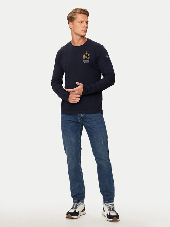 Aeronautica Militare Aeronautica Militare Longsleeve 242TS2316J564 Blu scuro Regular Fit