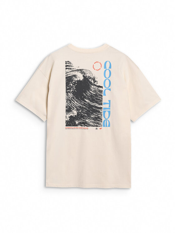4F 4F T-Shirt CHILLY WAVES Biały Oversize