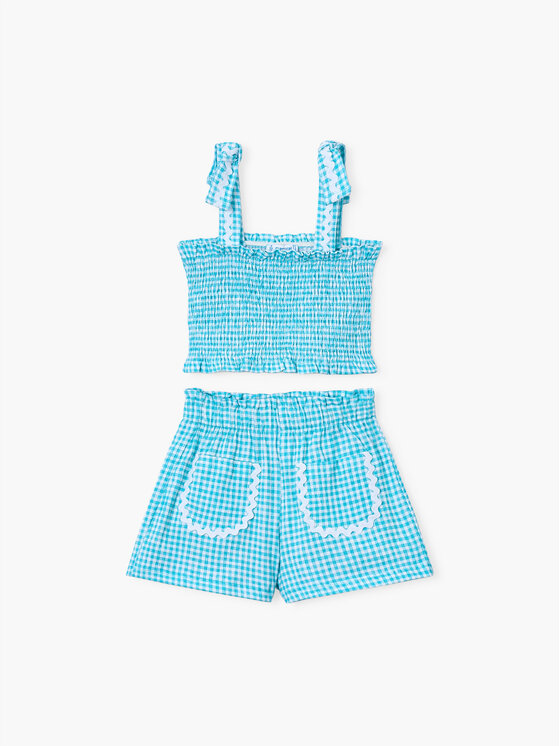 Mayoral Mayoral Set Top und Shorts 3232 Blau Regular Fit