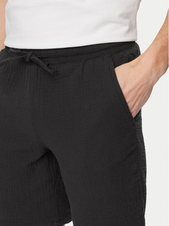 Jack & Jones Jack & Jones Kratke hlače Jaiden 12274758 Crna Relaxed Fit