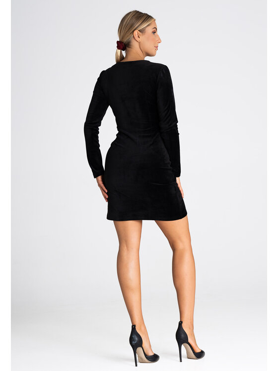 FIGL FIGLFIGL Vestito M963 Nero Regular Fit