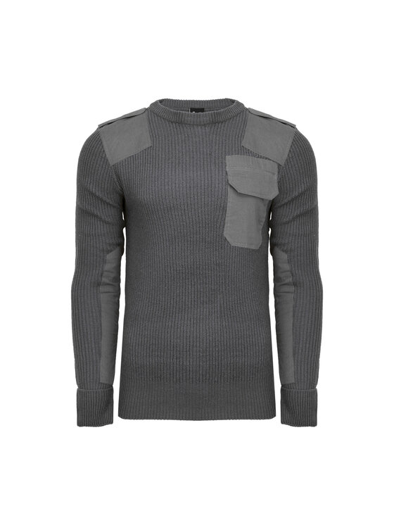 Brandit Brandit Sweter 5018.5 Szary Regular Fit