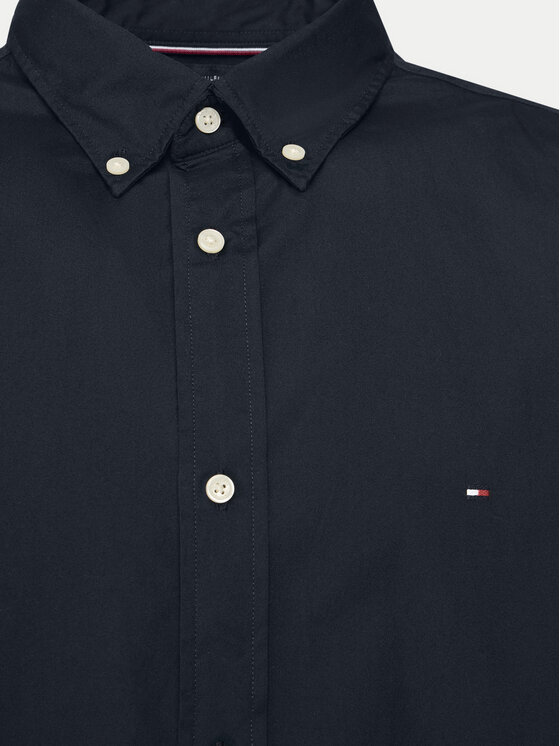 Tommy Hilfiger Tommy Hilfiger Koszula Core Flex MW0MW39988 Granatowy Regular Fit