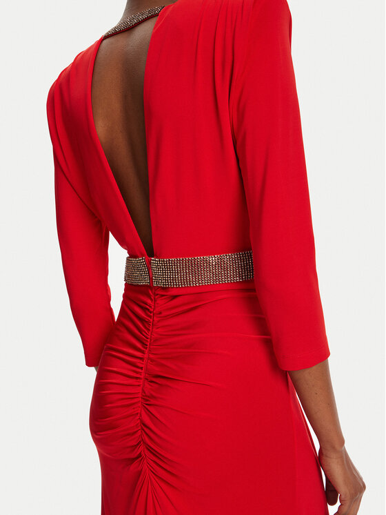 Babylon Babylon Abito da sera S00862 Rosso Regular Fit