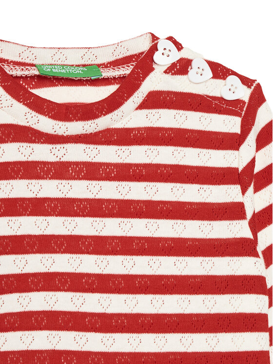 United Colors Of Benetton United Colors Of Benetton Bluzka 33LQG10J7 Czerwony Regular Fit