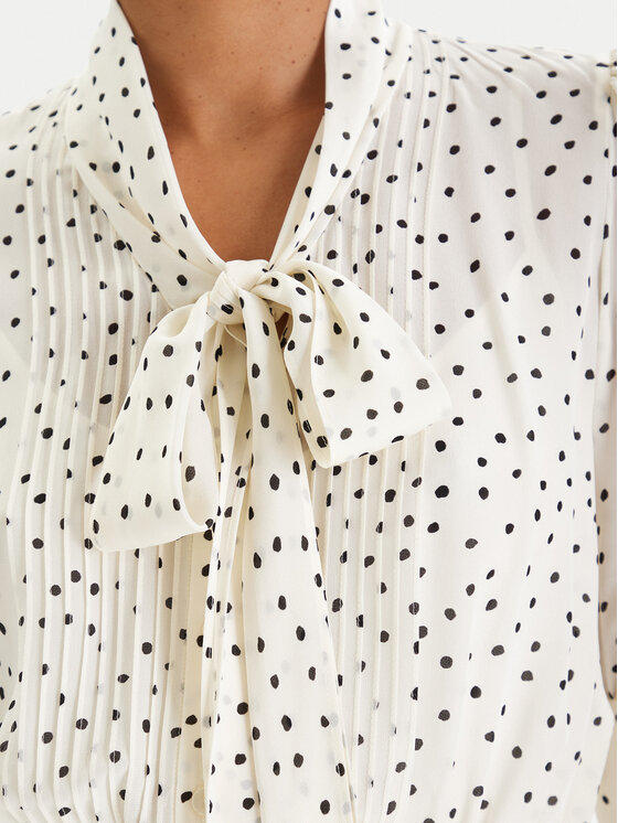 Luisa Spagnoli Luisa Spagnoli Vestito chemisier Pinasca 542839 Écru Regular Fit