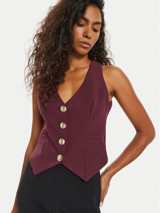 Marciano Guess Marciano Guess Weste Celia 4BGN04 7046A Dunkelrot Regular Fit